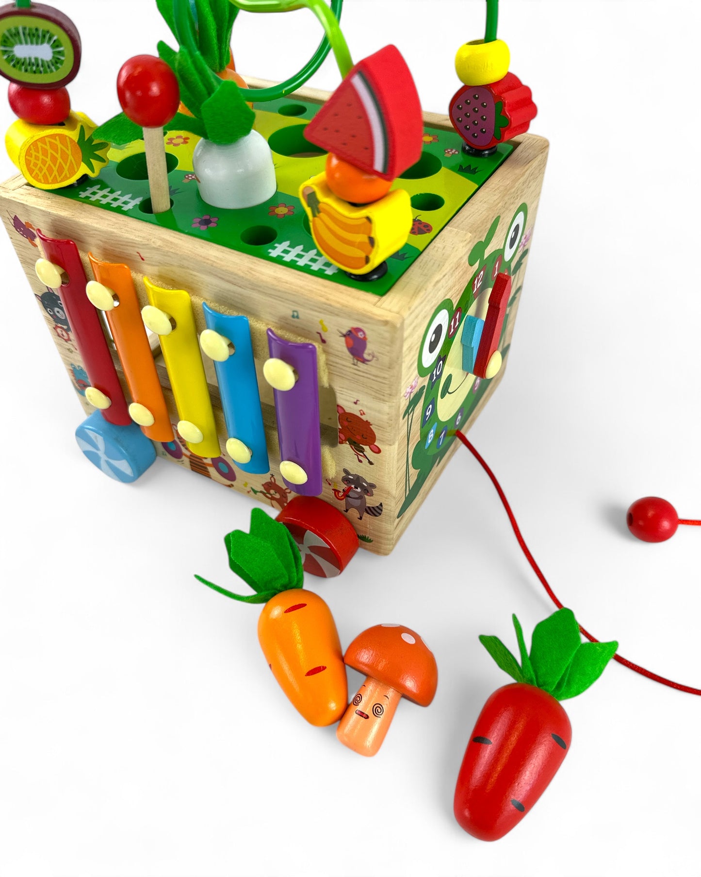 Wooden Activity Cube