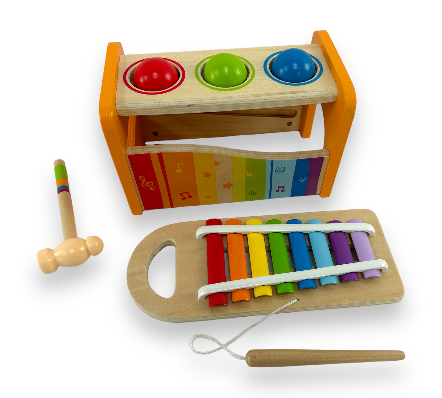 Pound & Tap Bench With Slide Out Xylophone