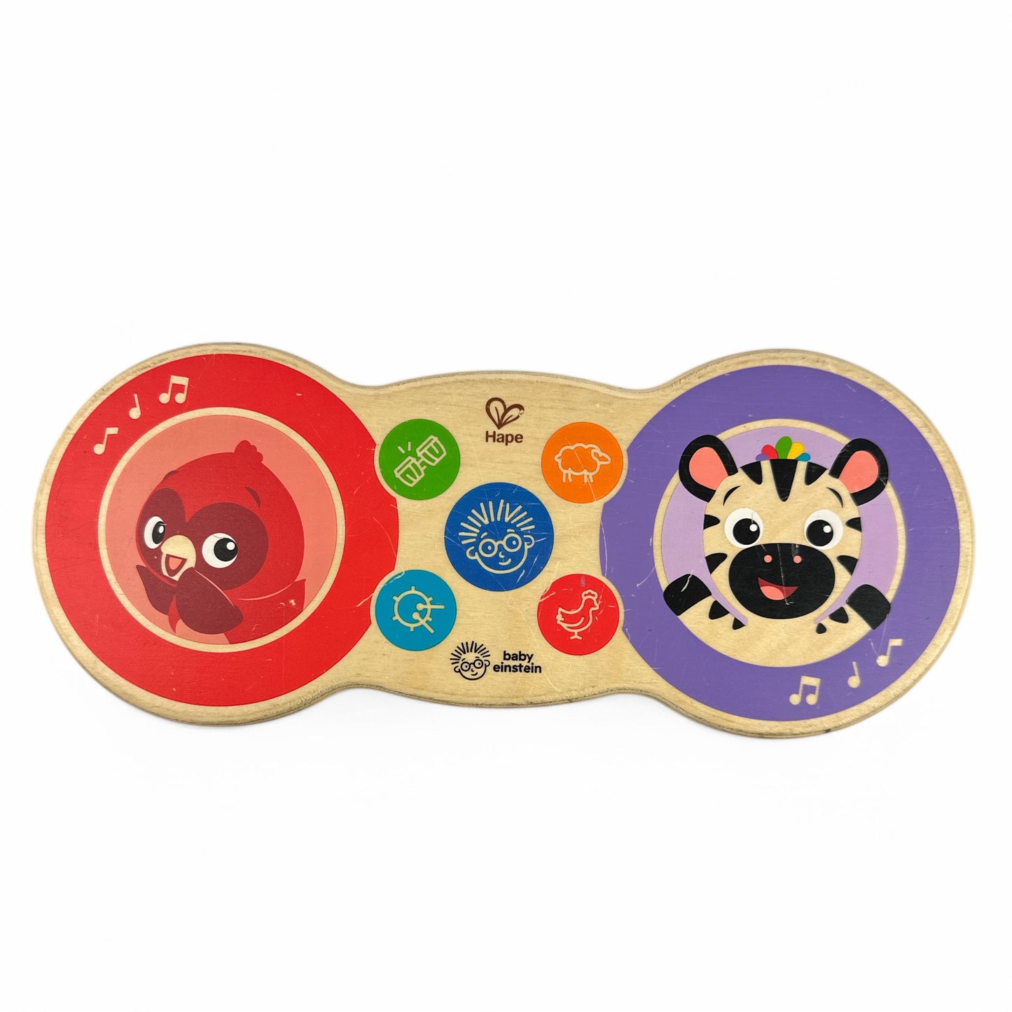 Upbeat Tunes Magic Touch Wooden Drum