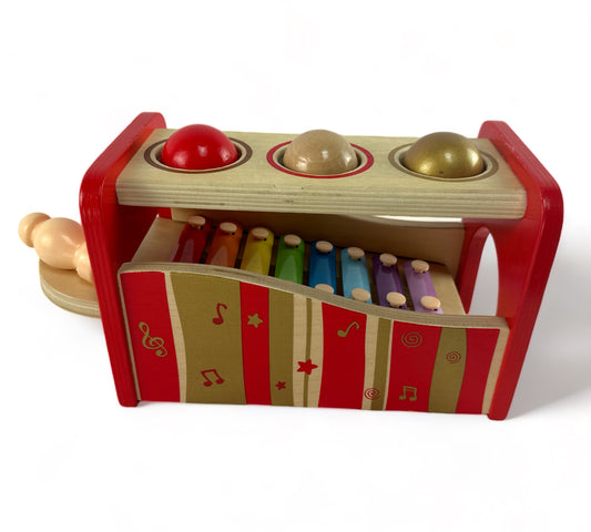 Pound & Tap Bench with Slide Out Xylophone