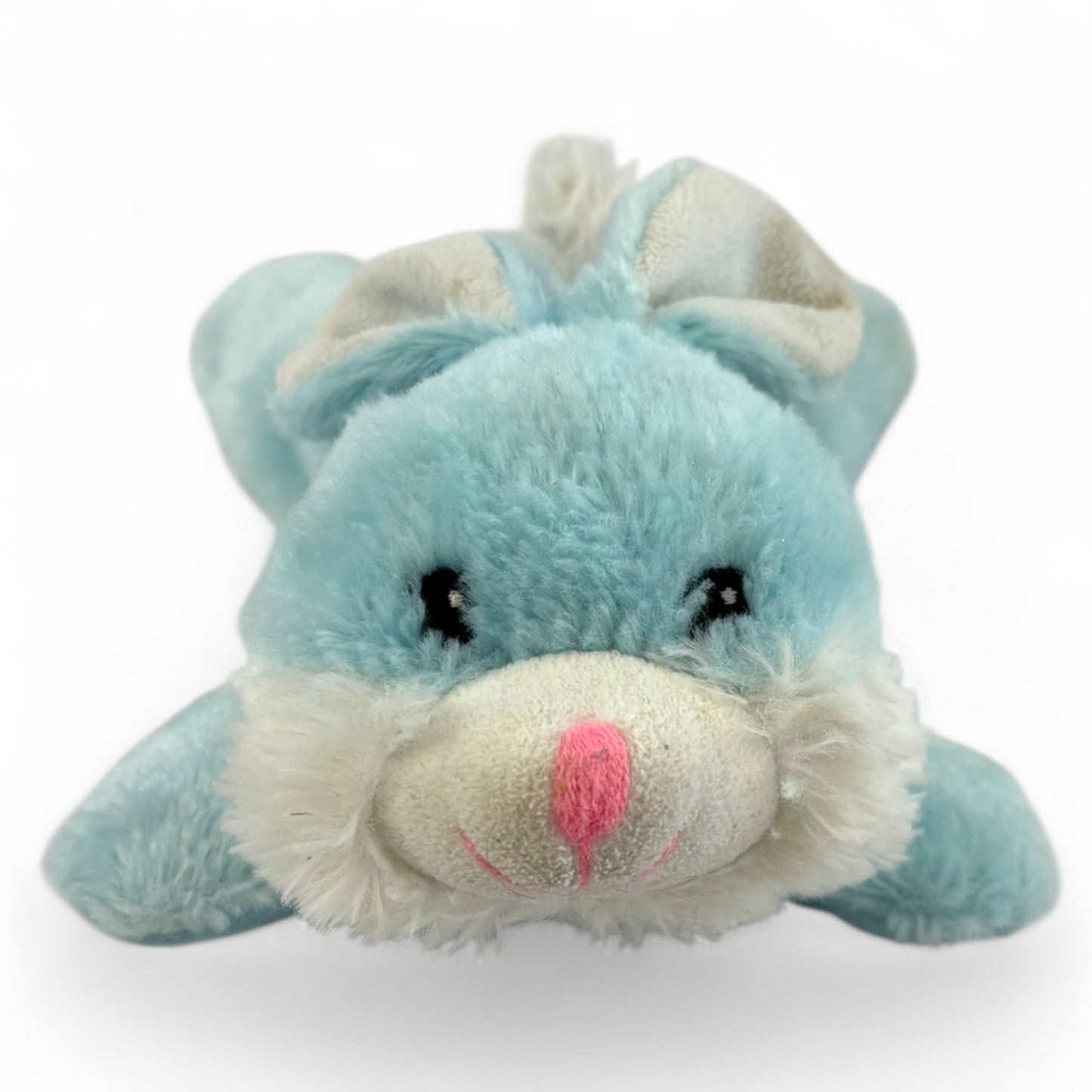 9" Plush Stuffed Blue Bunny