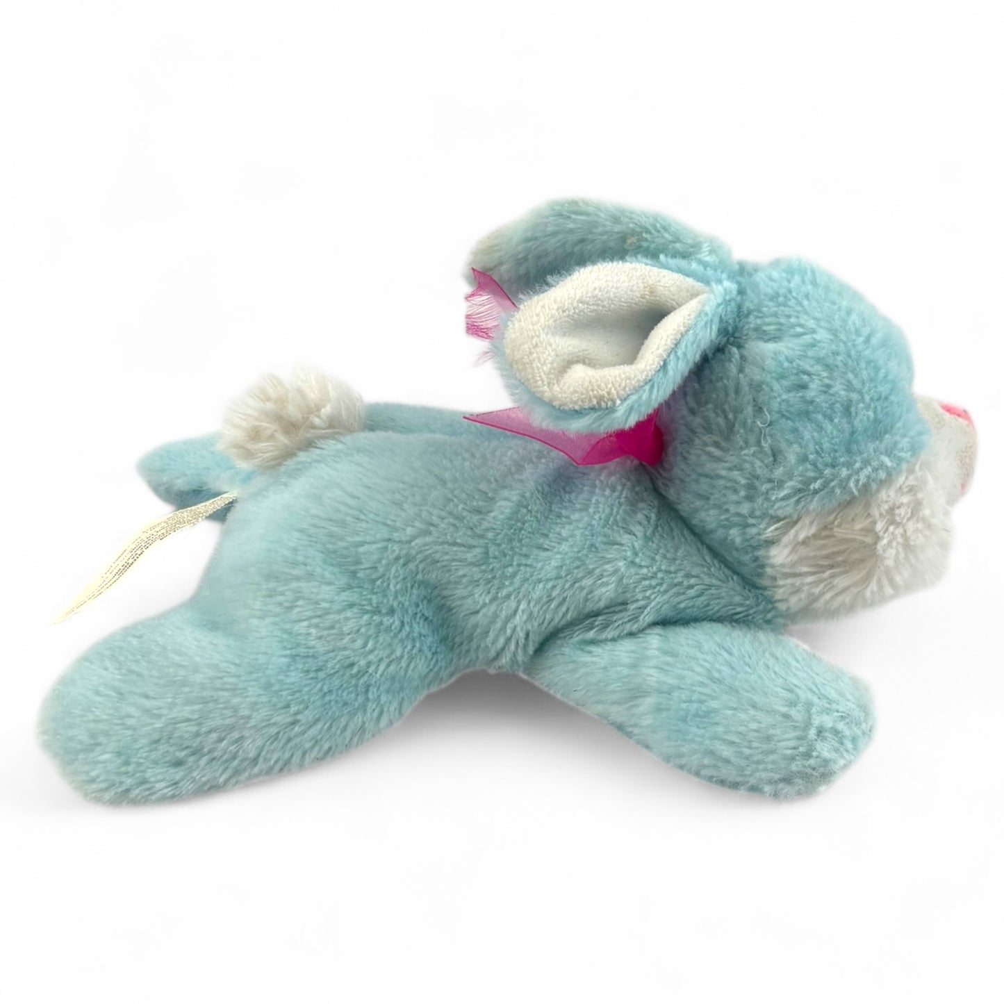 9" Plush Stuffed Blue Bunny