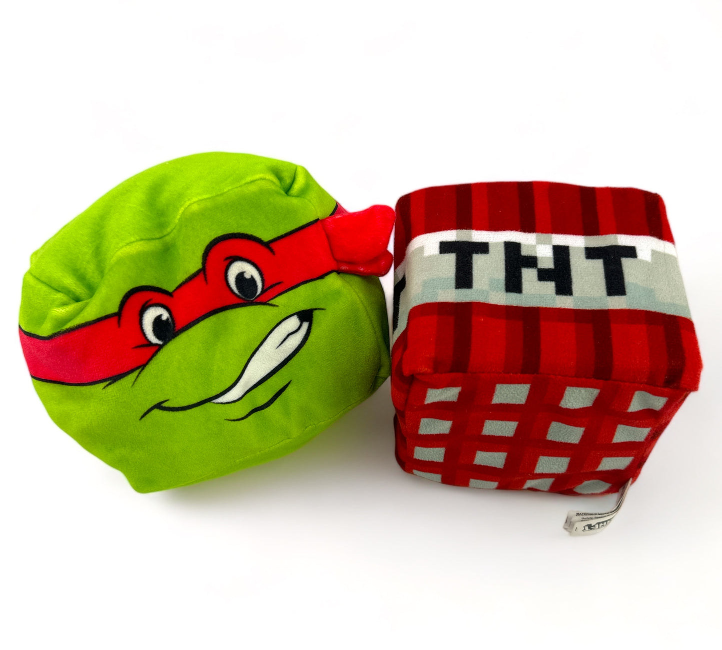 Minecraft and Ninja Turtles Stuffy Set