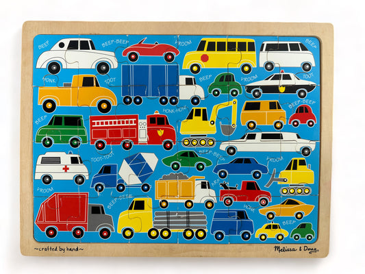 Cars Wooden 24 Piece Jigsaw Puzzle