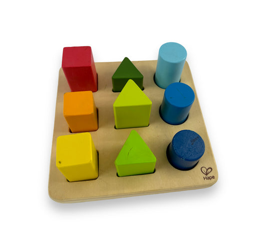 Wooden Color and Shape Sorter