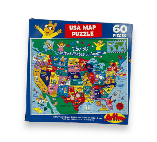 Arthur USA Map Puzzle 60 Pieces