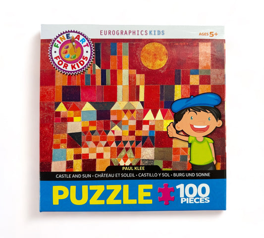 100 Piece Castle and Sun by Paul Klee Puzzle