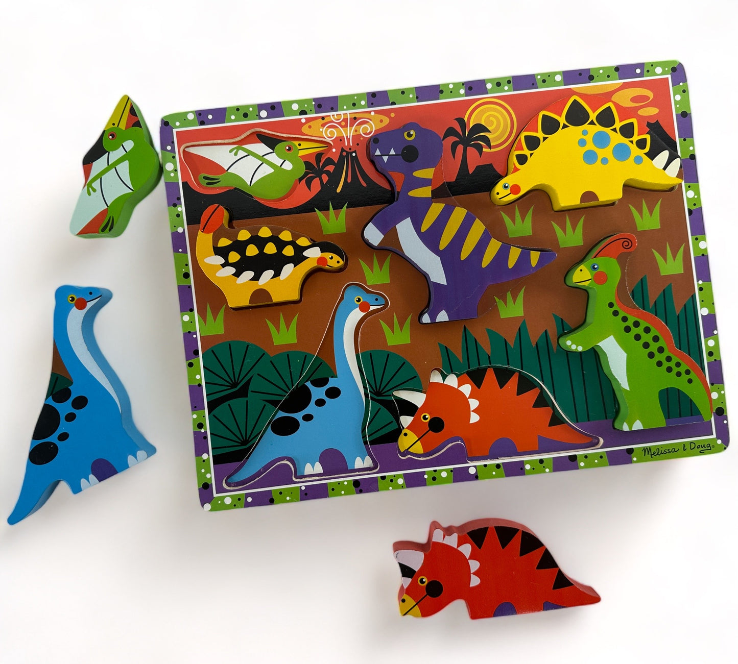 Dinosaurs Peg Puzzle