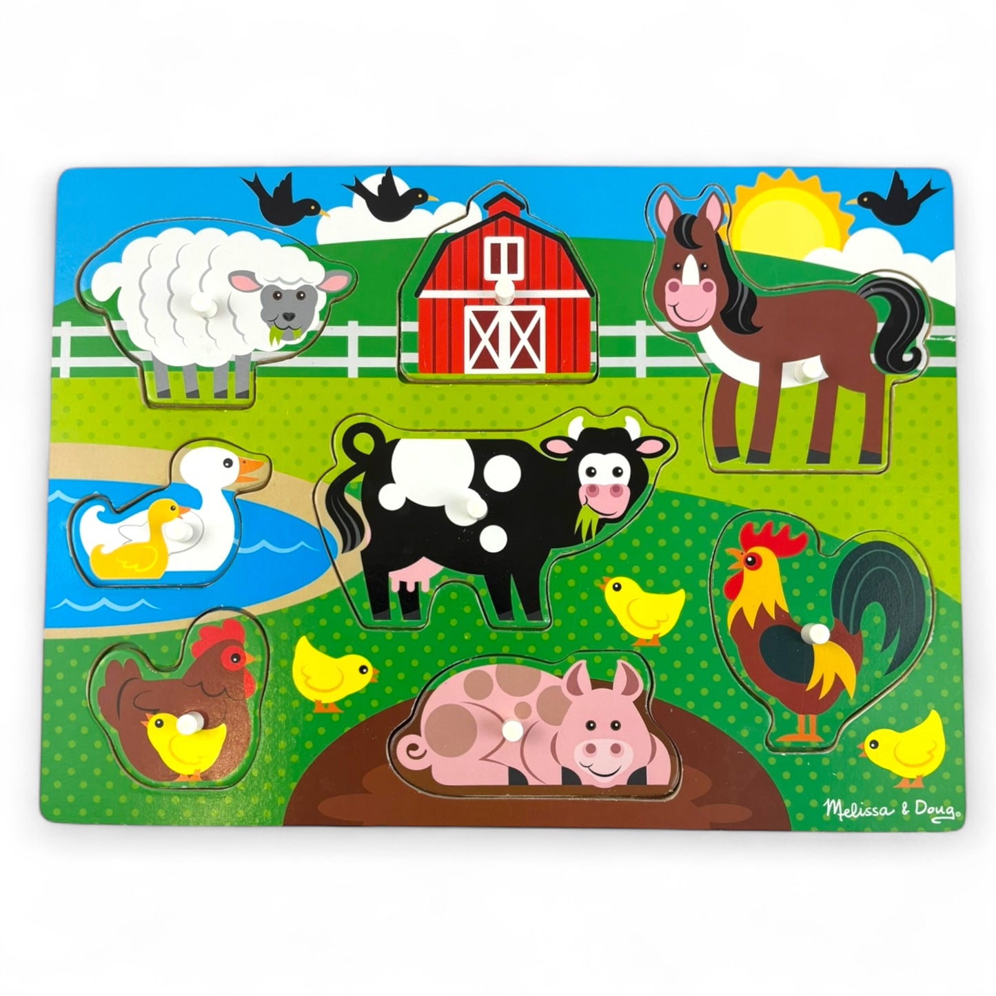 Farm Peg Puzzle - 8 Pieces