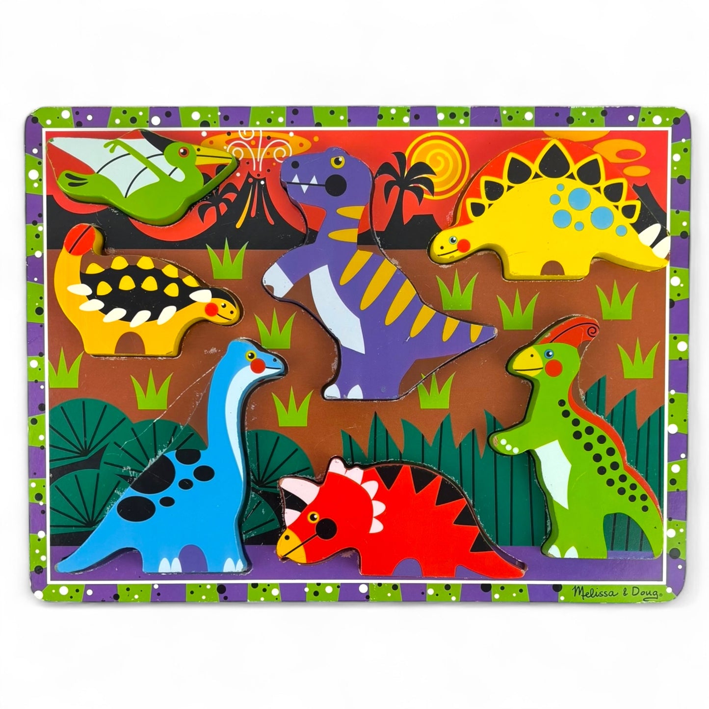 Dinosaurs Chunky Puzzle - 7 Pieces