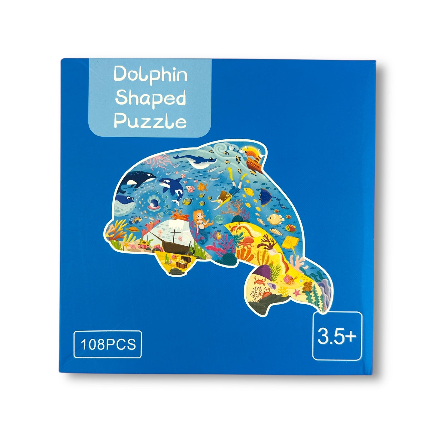 50 Pieces Dolphin Animal Shaped Kids Puzzle