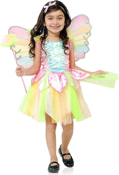 Youth Small Rainbow Princess Fairy Costume