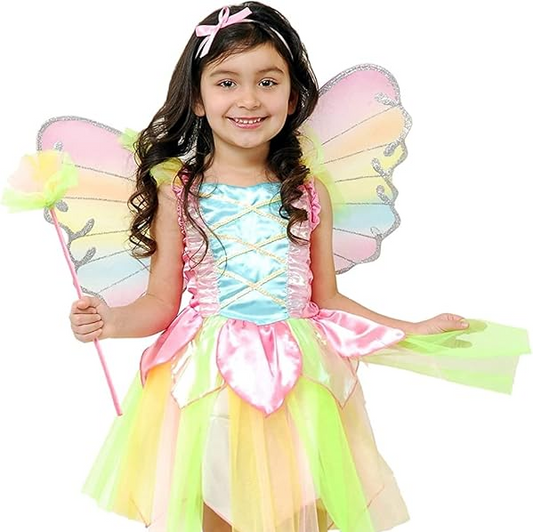 Youth Small Rainbow Princess Fairy Costume