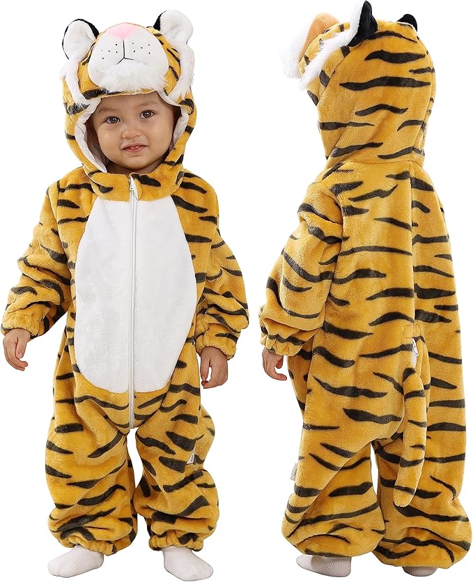 Toddler Tiger Jumper With Hood Costume