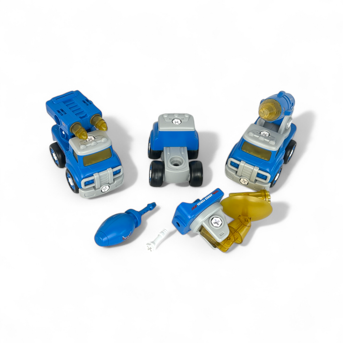 Take Apart Trucks Transform to Robot