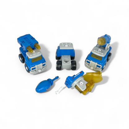 Take Apart Trucks Transform to Robot