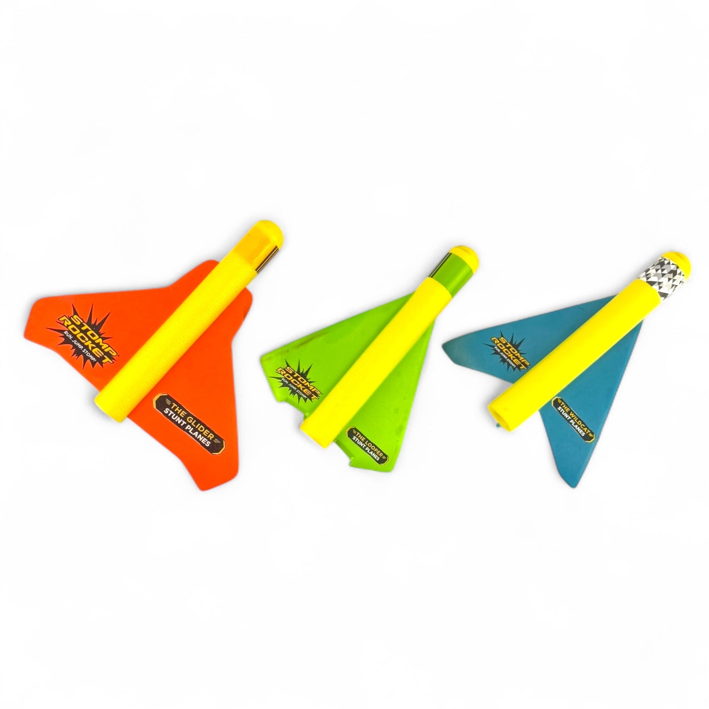 Stomp Rocket Stunt Plane Launcher Toy for Kids