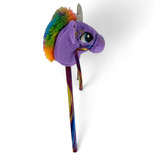 Plush Magical Unicorn Riding Stick