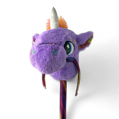 Plush Magical Unicorn Riding Stick