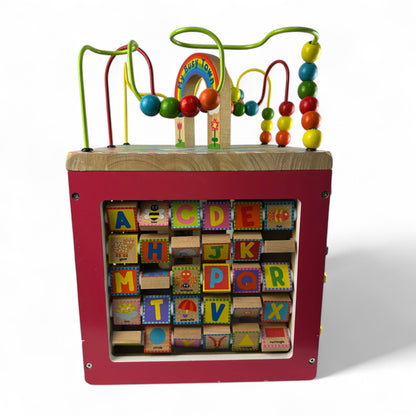 Discover My Busy Town Wooden Activity Cube