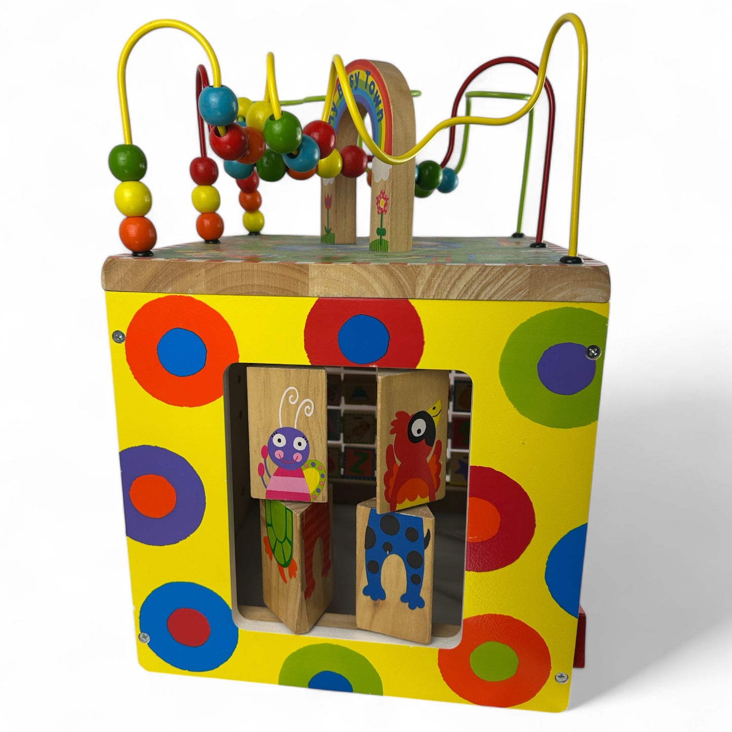 Discover My Busy Town Wooden Activity Cube