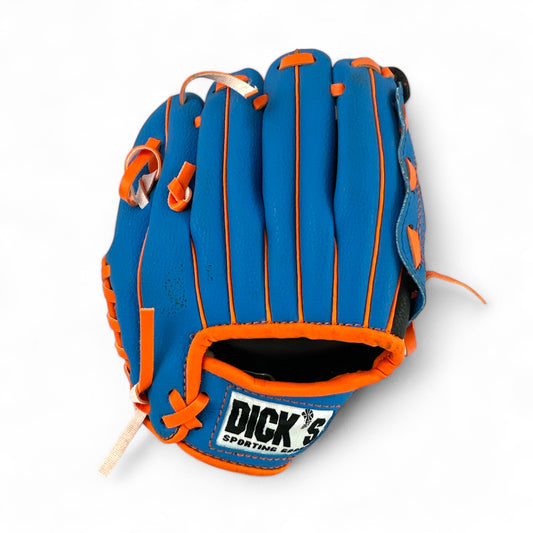 Youth Baseball/Softball Glove Blue & Orange