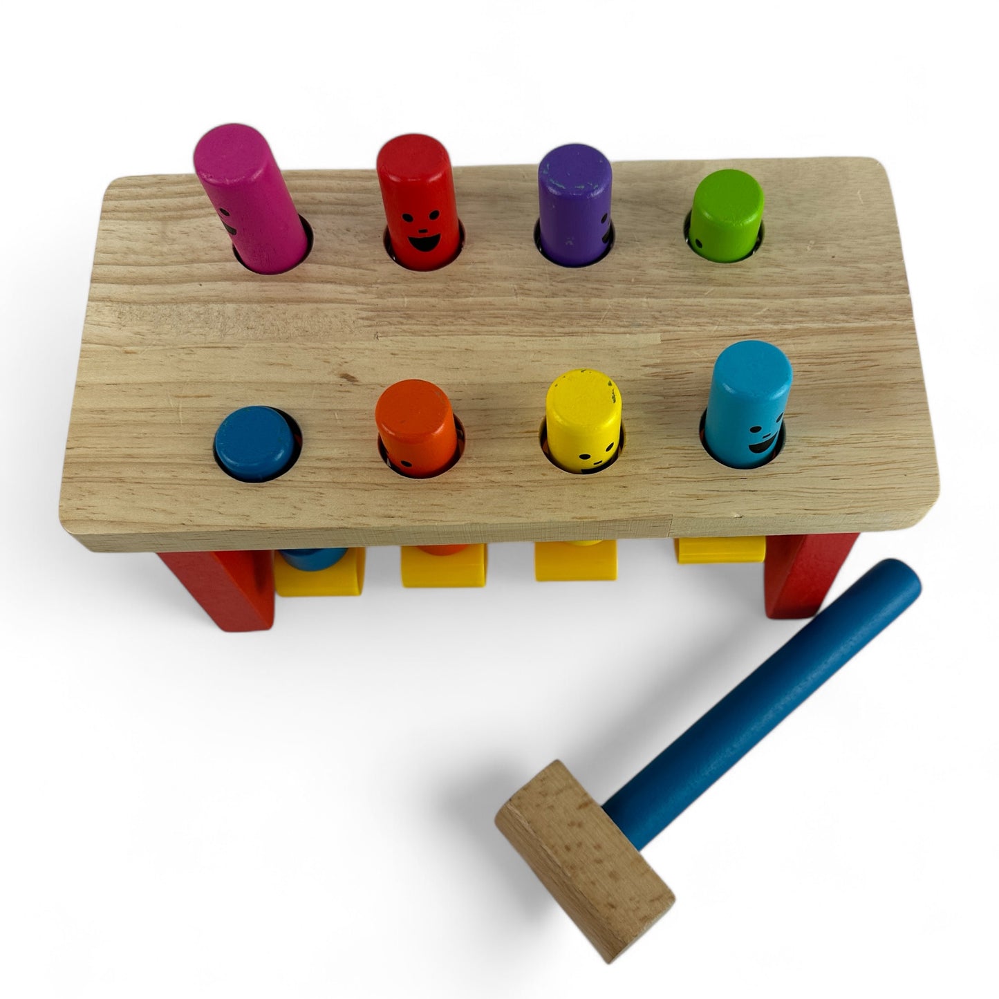 Deluxe Pounding Bench Wooden Toy With Mallet