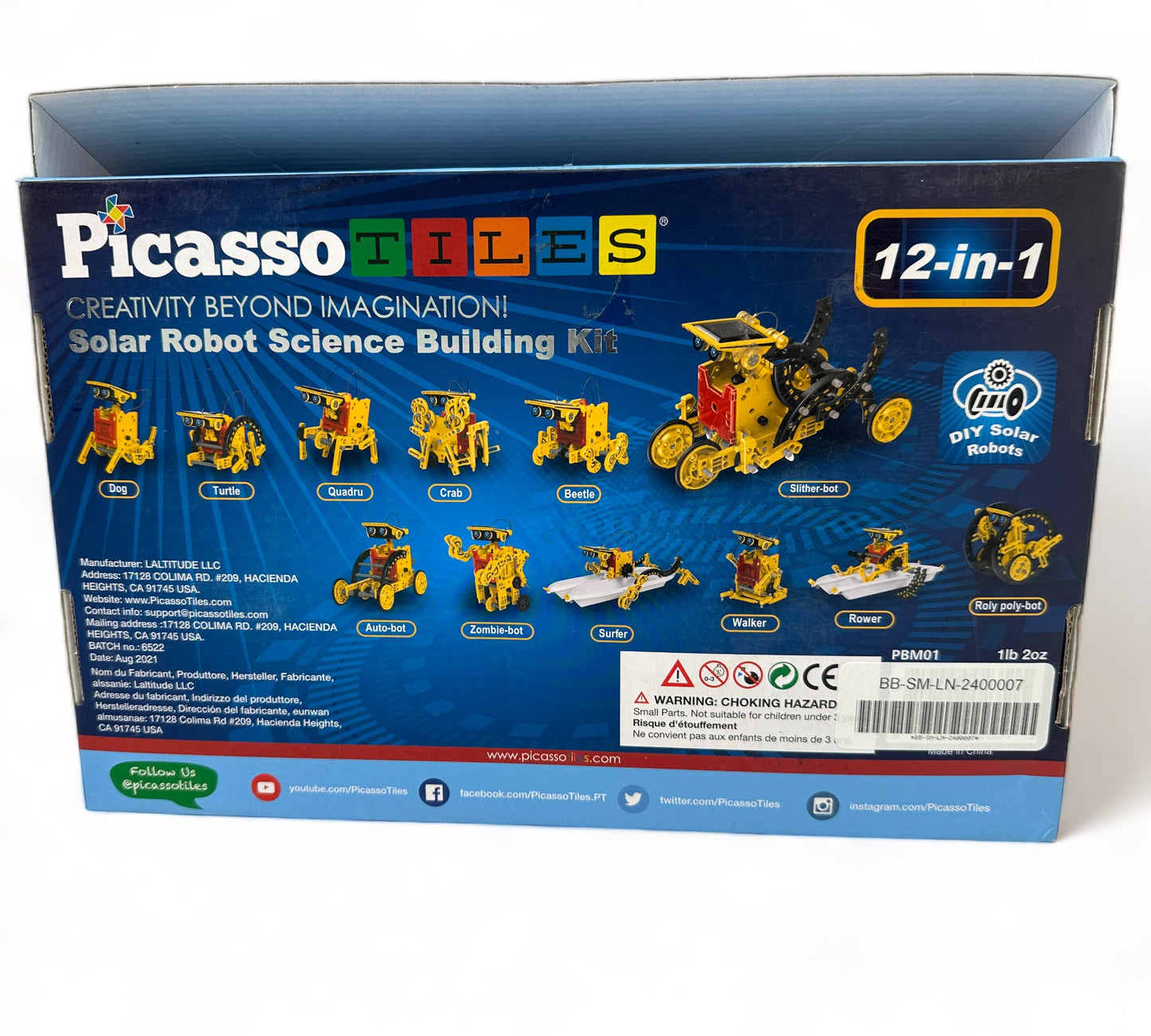 12-in-1 Solar Robot Science Building Kit