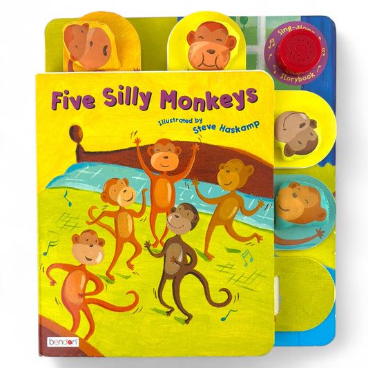 Five Silly Monkeys Sing-A-Long Book
