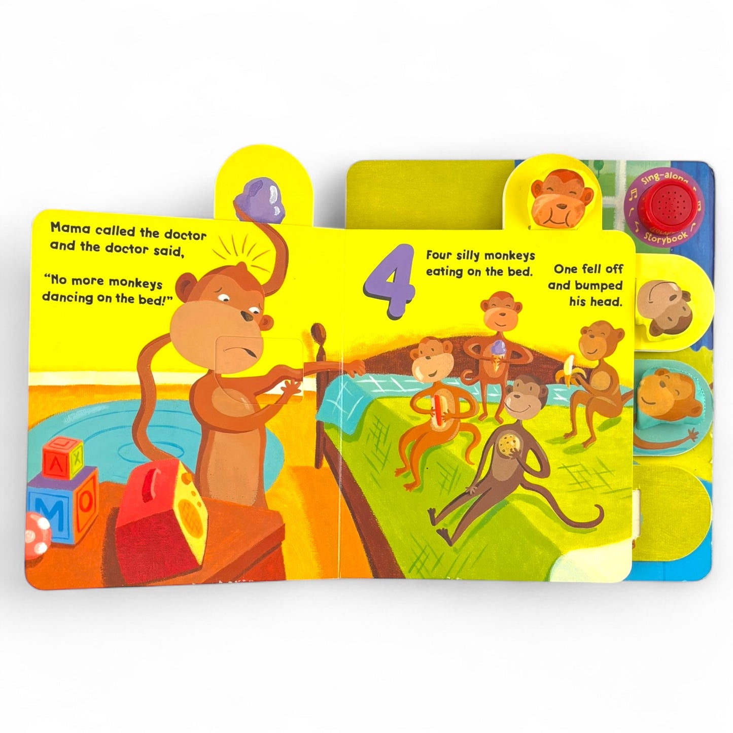 Five Silly Monkeys Sing-A-Long Book