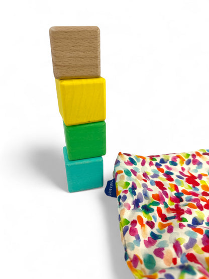 Building Blocks in Colorful Bag