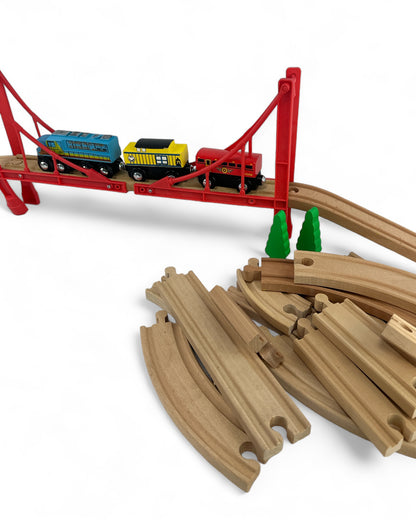 Train Set with Bridge