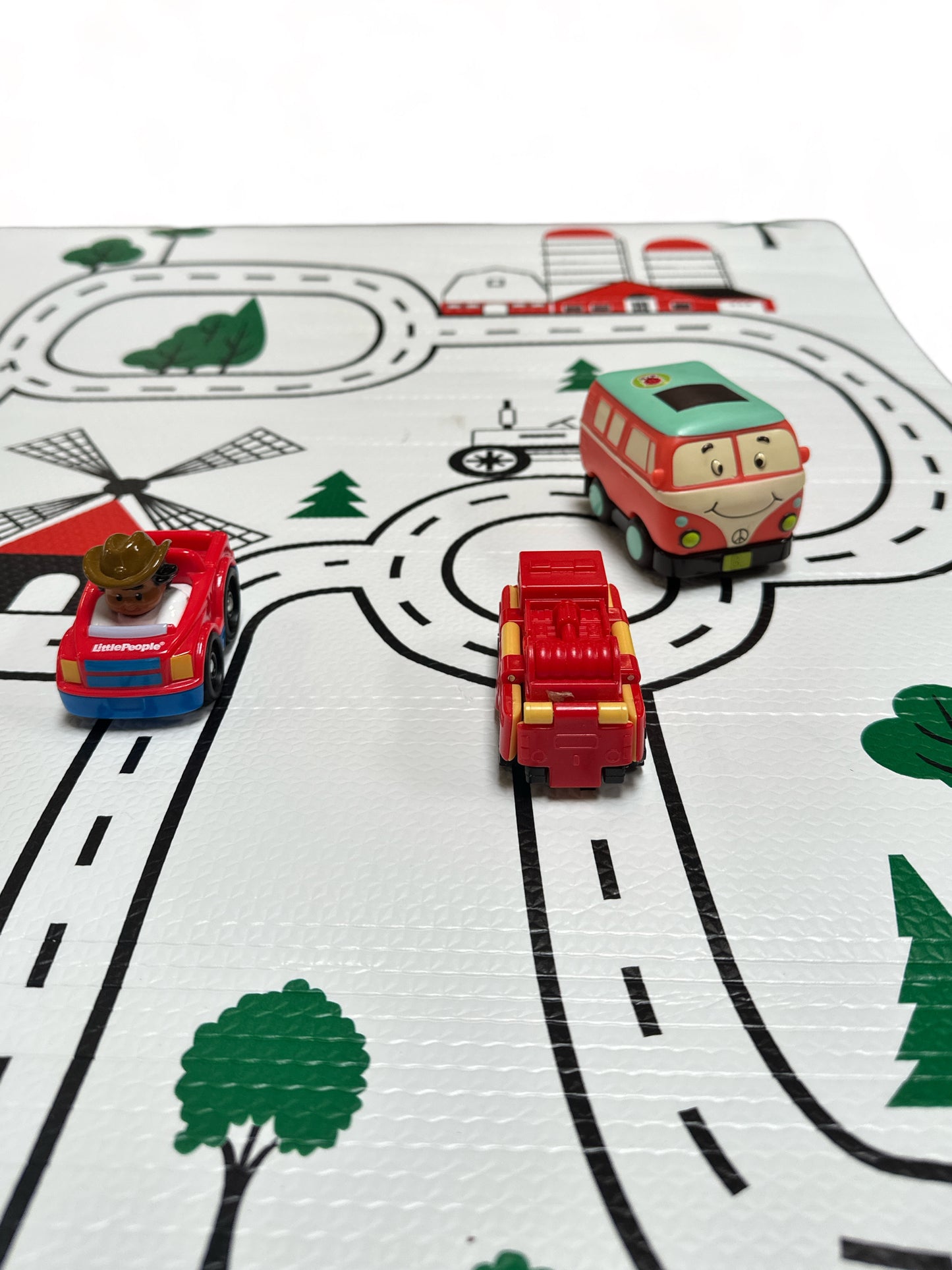 Foam Road Play Mat and Vehicle Set