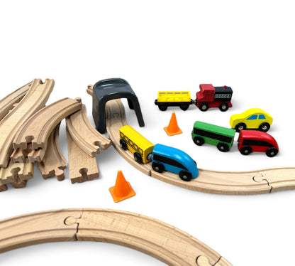 Train Track Set with Small Cave