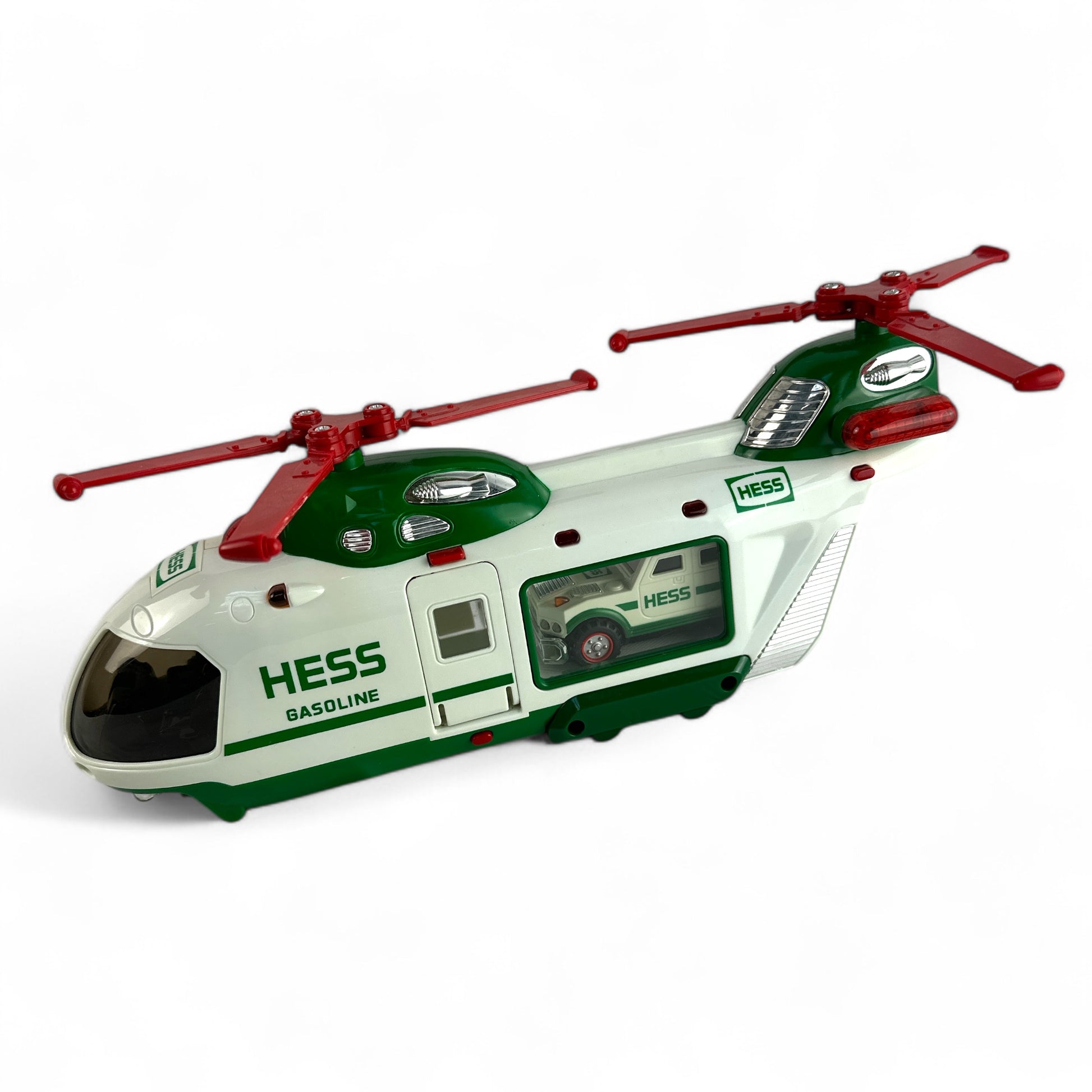 2001 Toy Helicopter with Motorcycle and Cruiser