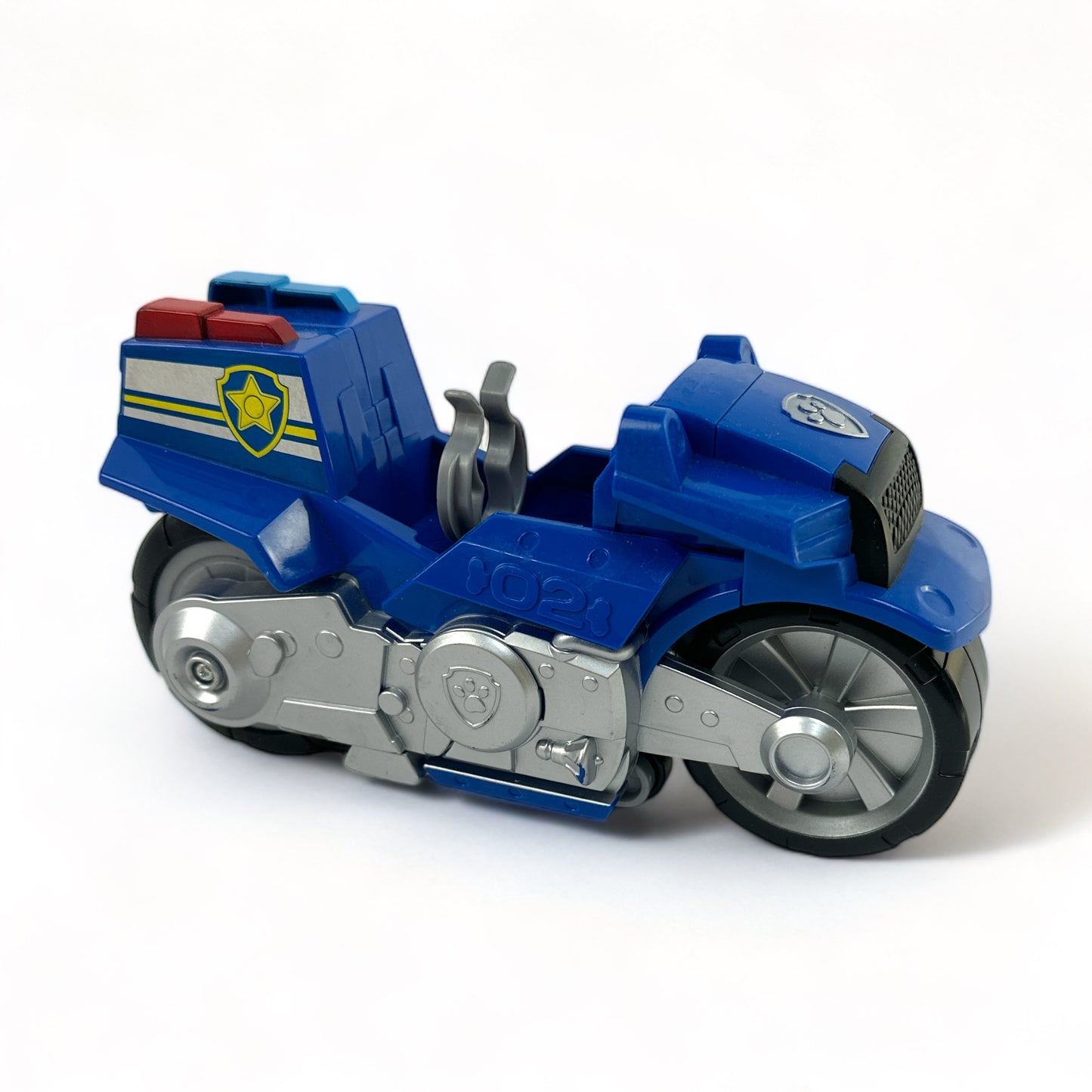 Moto Pups Chase's Deluxe Pull Back Motorcycle Vehicle with Wheelie Feature