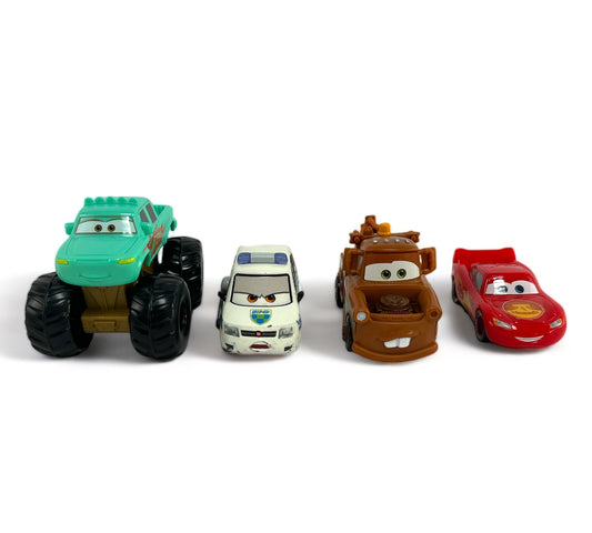 Disney and Pixar Cars Toys, Radiator Springs 4-Pack of Toy Cars & Trucks