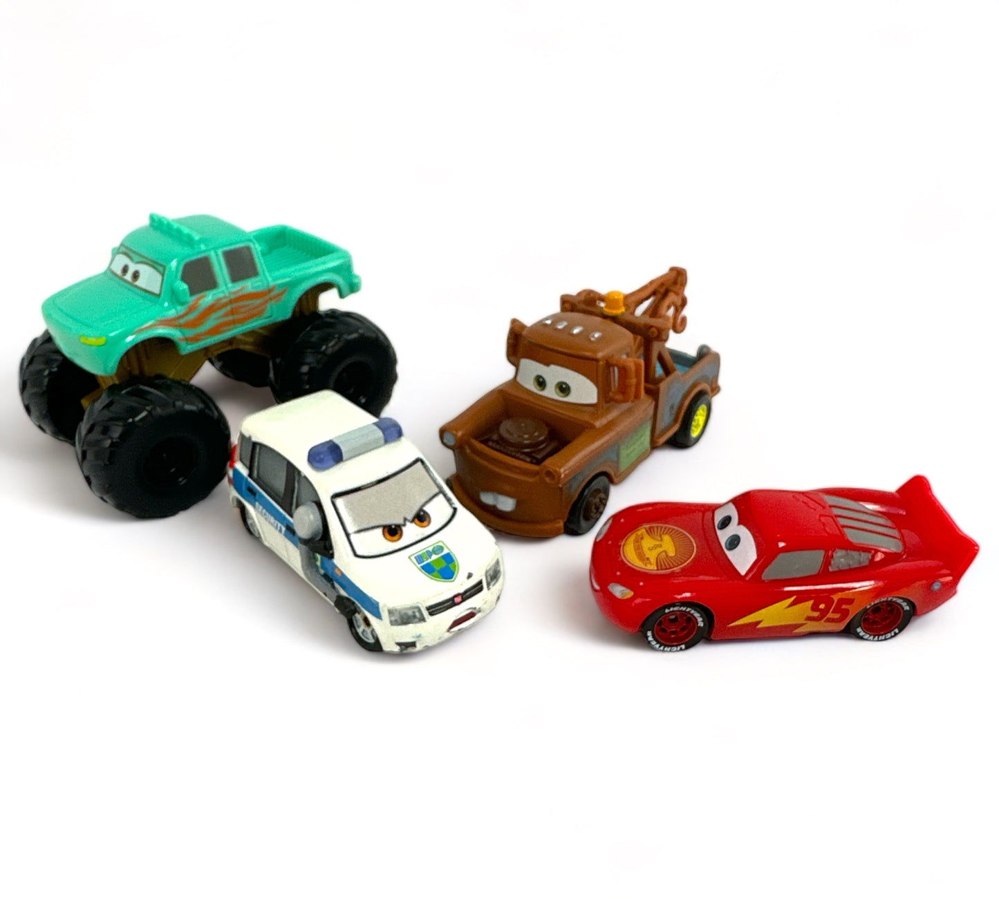 Disney and Pixar Cars Toys, Radiator Springs 4-Pack of Toy Cars & Trucks