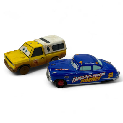 Fabulous Hudson Hornet and Pizza Planet Die Cast Cars