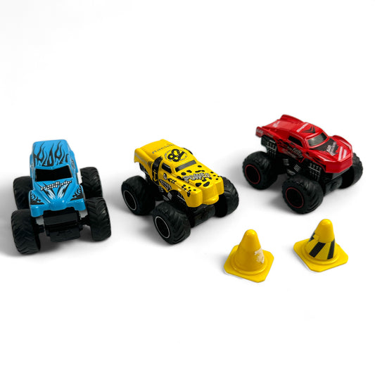 Mini Monster Truck 3 Pack