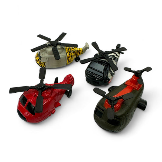 Mini Helicopter 4 Pack