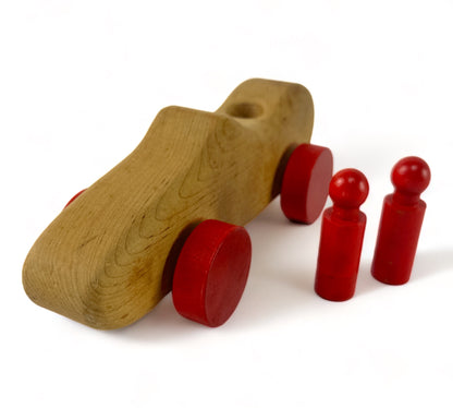 Hand Crafted Wooden Toy Race Car