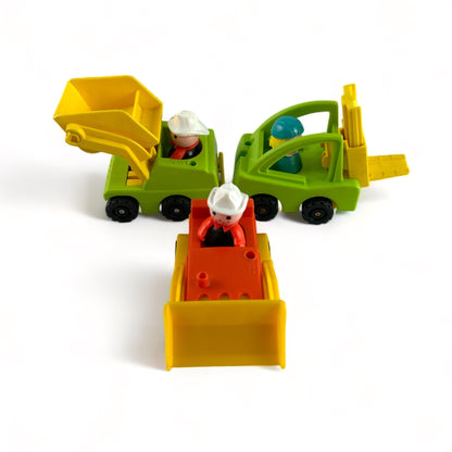 Fisher Price Little People Construction and Utility Vehicle Bundle