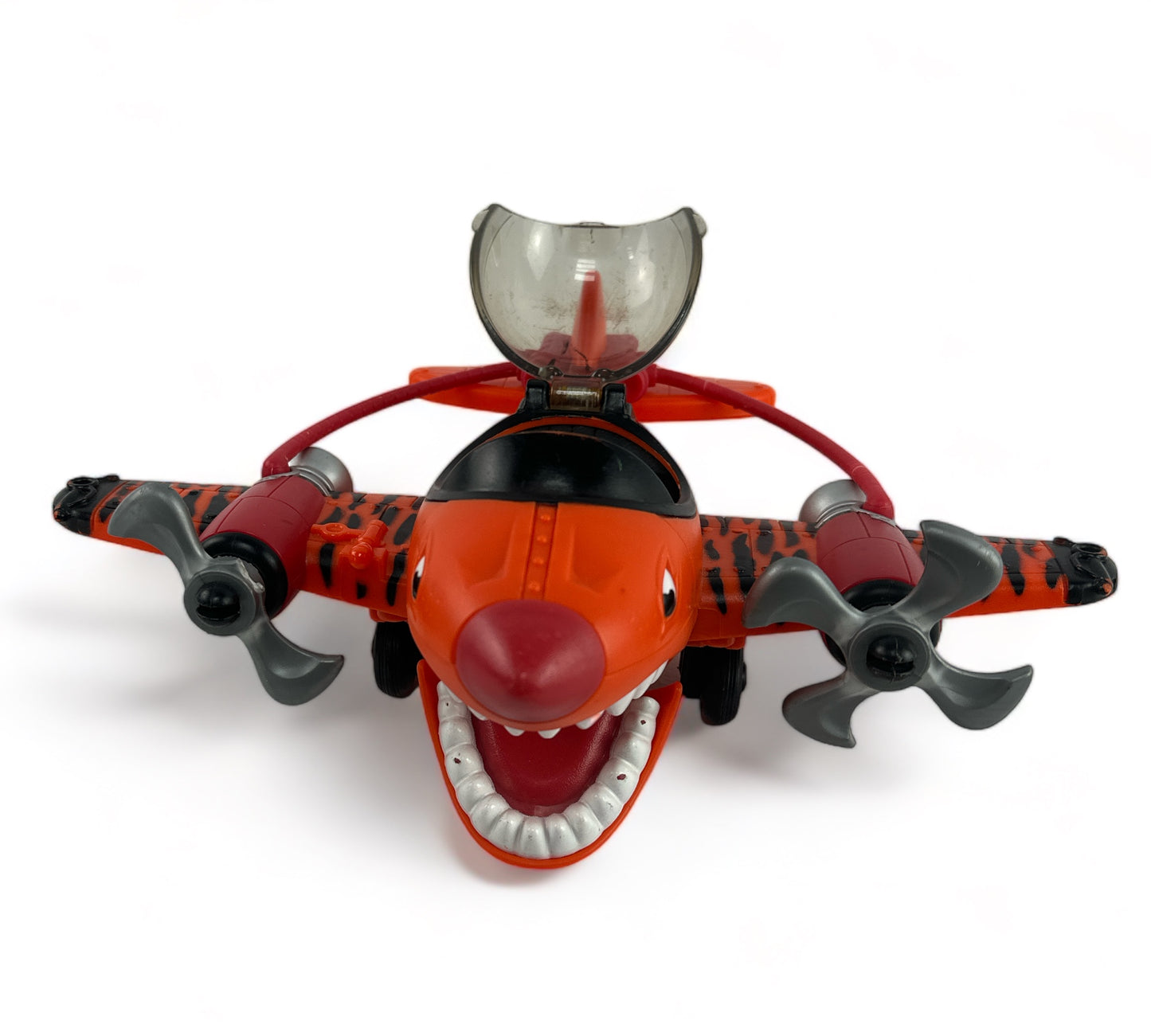 Imaginext Sky Racer Orange Flying Tiger Shark Plane