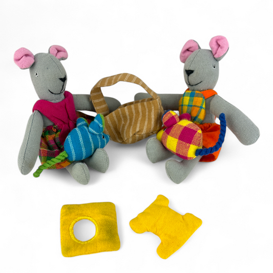 Fabric Cotton Mouse House Picnic Playhouse