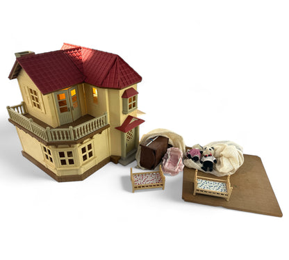 Calico Critters Red Roof Country Home