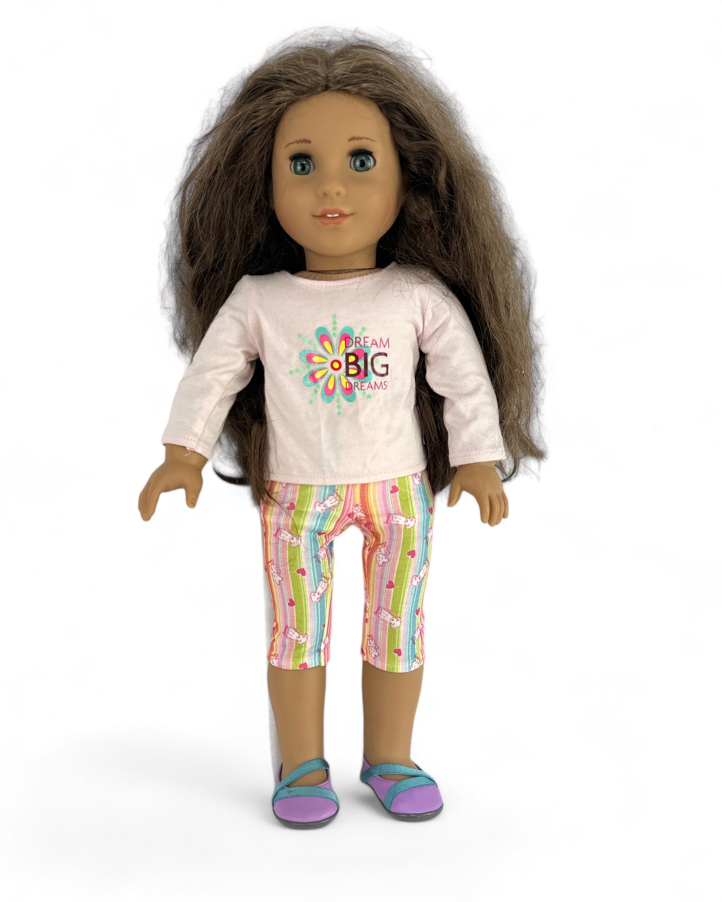 American Girl Doll Cute Cat Sweater Outfit with Other Outfits and Accessories