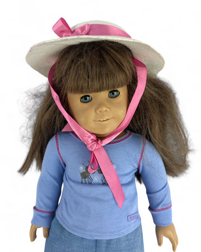 American Girl Doll Autumn Outfit with Other Outfits and Accessories