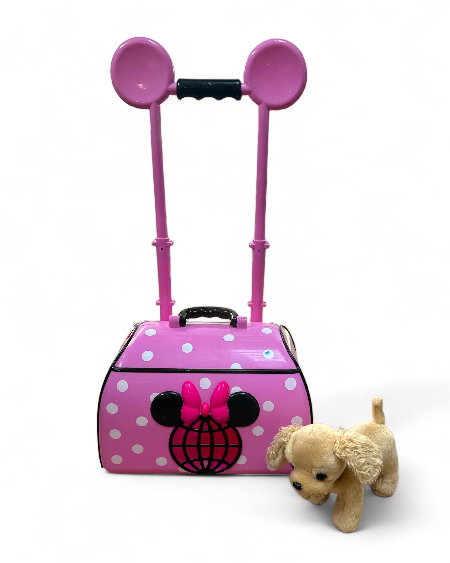 Minnie Mouse Popstar Pet Carrier Play Set with Wheels and Puppy