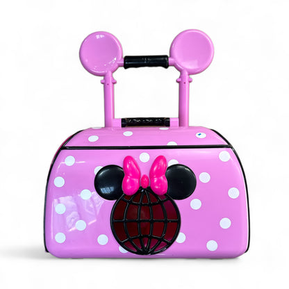 Minnie Mouse Popstar Pet Carrier Play Set with Wheels and Puppy